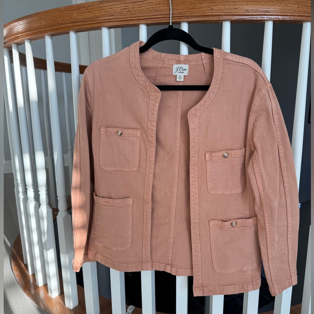 J. Crew Women's Utility Jacket in Blush